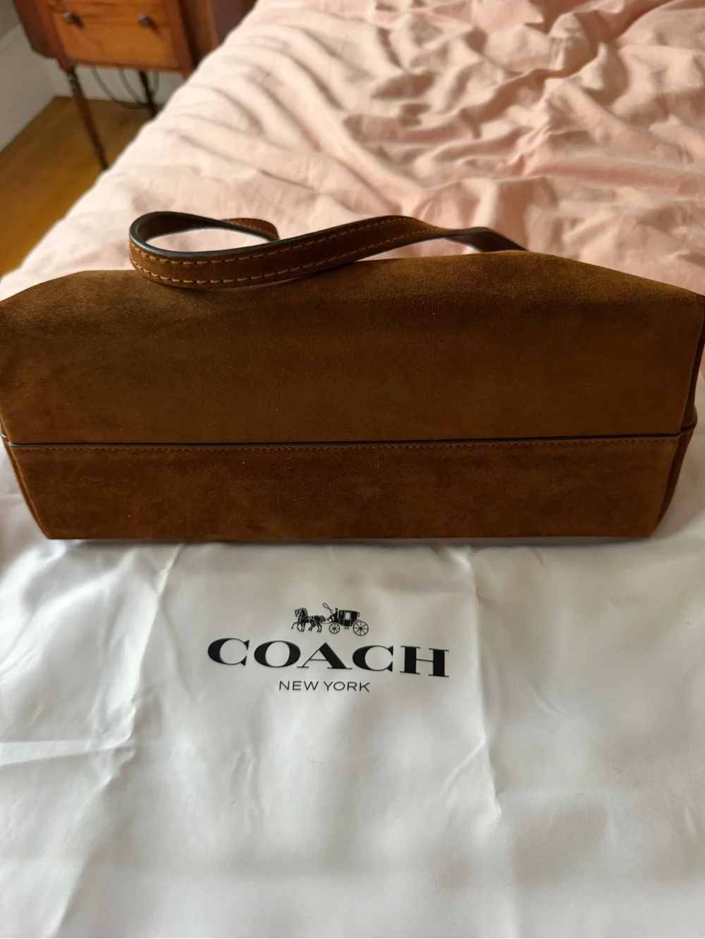 Coach Suede Chelsea Bag